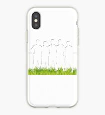 Vinilo o funda para iPhone Partido de fútbol en el centro de atención