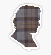 Fraser Tartan Silhouette Sticker