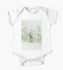 Fox, First Snow One Piece - Short Sleeve
