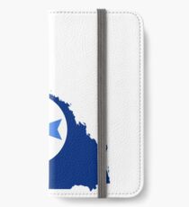 Flag Map of Queensland iPhone Wallet/Case/Skin