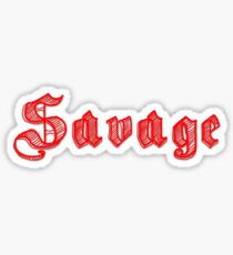 Savage Word Stickers | Redbubble