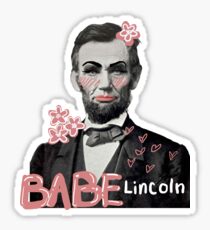 babe lincoln Sticker