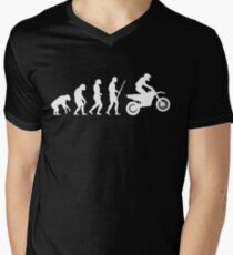 Motocross Evolution Men's V-Neck T-Shirt