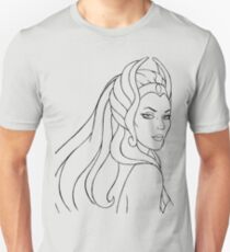 She-Ra Prinzessin der Macht (Black Line Art) Slim Fit T-Shirt