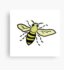 Friendly Bumble Bee Metal Print