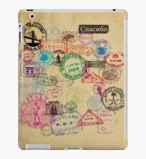 Vintage Passport Stamps iPad Case/Skin
