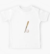 Baseball bat and ball Kids Tee