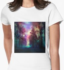 Magical Forest Women's Fitted T-Shirt