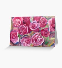 Colorful Roses Greeting Card