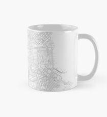 San Francisco Karte Tasse