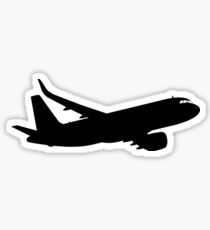 Night Airliner Sticker