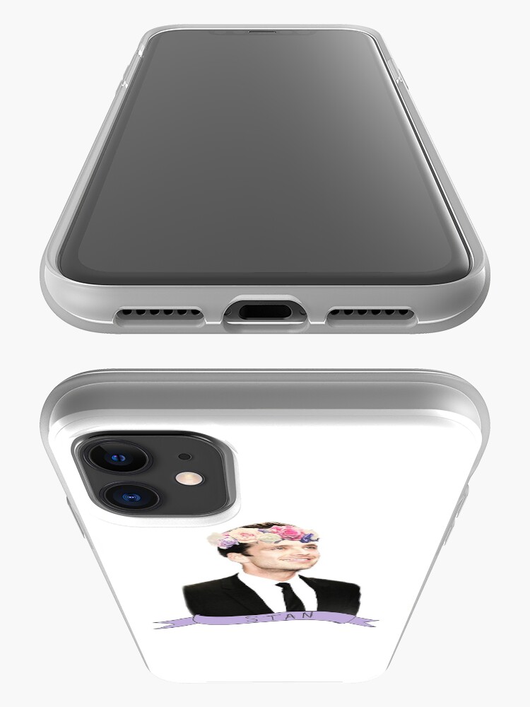 Alternative Ansicht von Sebastian Stan, Blumenkrone iPhone-Hülle & Cover