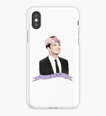 Sebastian Stan, Flower Crown iPhone Case/Skin