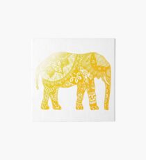 Yellow Elephant Art Board