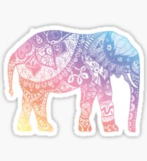 Éléphant pastel Sticker