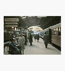Copenhagen Railway Station 19610415 0109 Photographic Print