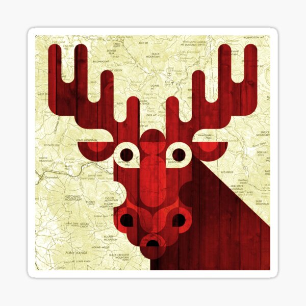 Moose Sticker