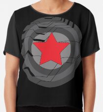 Winter Soldier Shield Chiffon Top