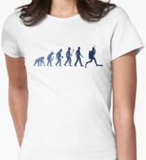 Funny Diving Evolution Shirt Women's Fitted T-Shirt