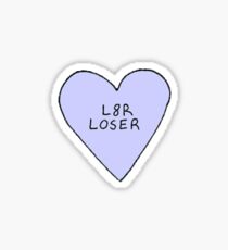 Pegatina L8R LOSER - Tumblr