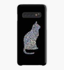 Holo Linear Glitter Cat Case/Skin for Samsung Galaxy