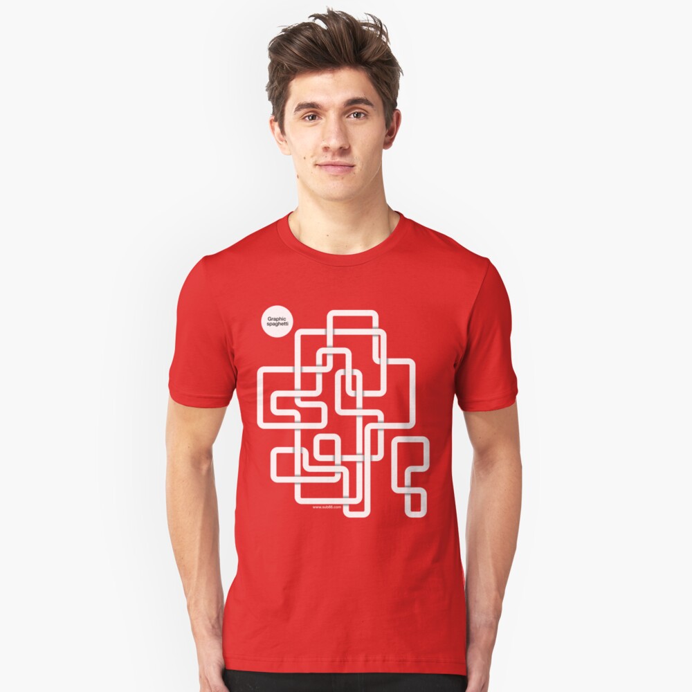 Graphic Spaghetti /// Slim Fit T-Shirt