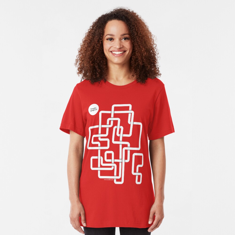 Graphic Spaghetti /// Slim Fit T-Shirt