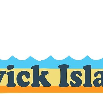 Fenwick Island - Delaware. Sticker for Sale by America Roadside.
