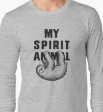 Sloth - my spirit animal Long Sleeve T-Shirt