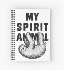 Cuaderno de espiral Pereza - mi espíritu animal