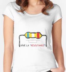 Vive la Resistance Women's Fitted Scoop T-Shirt