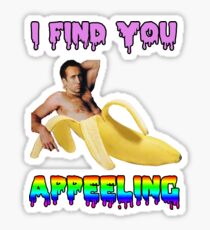 I Find You Appeelling Sticker