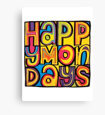 Happy Mondays Logo Canvas Print
