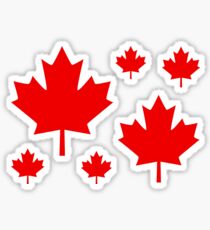 Canada Maple Leaf Flag Emblem Sticker