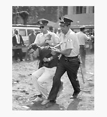 Bernie Sanders Chicago Protest Shirt Photographic Print