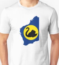 Flag Map of Western Australia Unisex T-Shirt