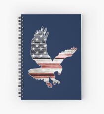 American Flag, Patriotic Eagle Spiral Notebook