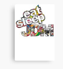 EAT SLEEP JDM DESIGN Canvas Print