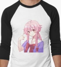 Yuno Gasai Men's Baseball ¾ T-Shirt