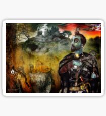 Mystical Adventures (art & poetry) Sticker