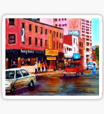 RUE ST. LAURENT MONTREAL Sticker