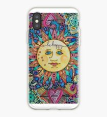 Vinilo o funda para iPhone Sea feliz