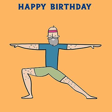 Funny Yoga Birthday Card - Etsy | Happy birthday yoga, Happy birthday  cards, Birthday cards