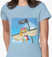Cat's Adventure Women's Fitted T-Shirt