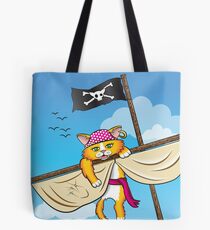 Cat's Adventure Tote Bag