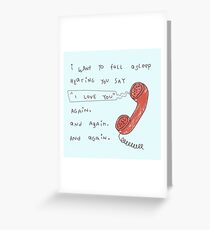 Telephone Greeting Card