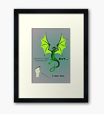 Sabra and the Dragon Framed Print