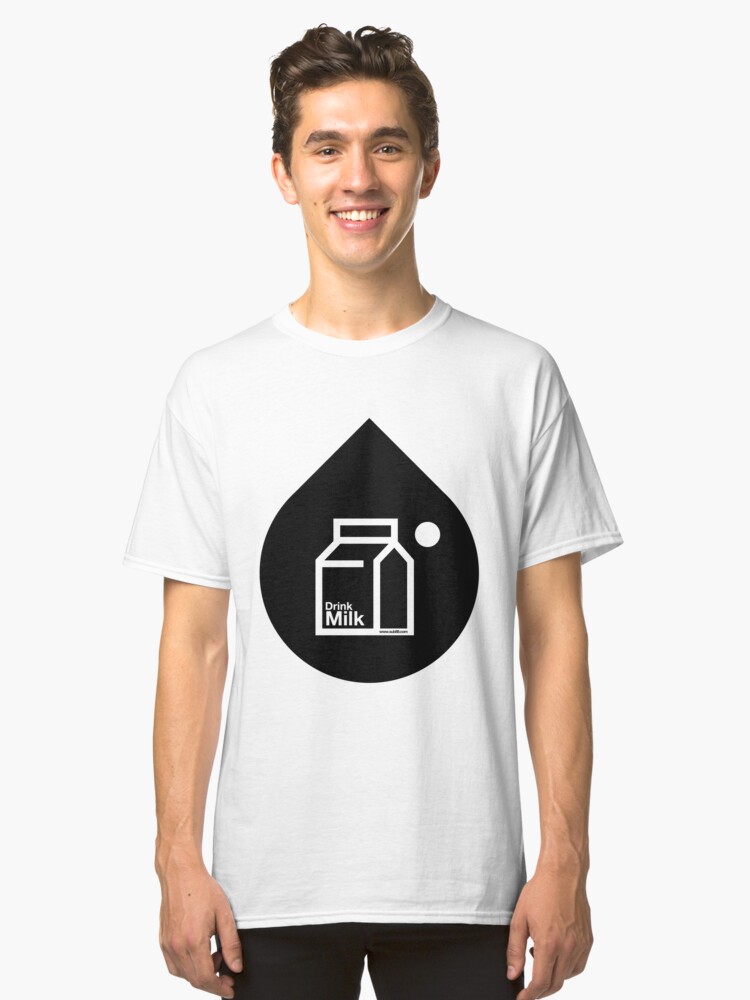 Alternate view of Milk - (Black) Classic T-Shirt