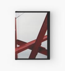 Red Metal Hardcover Journal