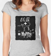 The Happiness Equation Women's Fitted Scoop T-Shirt